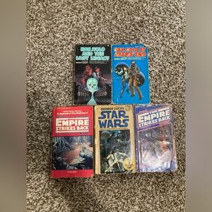 Star Wars Book Lot Of 5